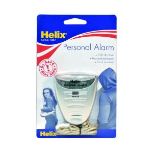Helix+Personal+Attack+Alarm+With+Torch+Silver+PS2070