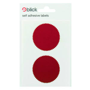 Blick+Company+Seal+50mm+Diameter+Red+8+Per+Dispenser+%28160+Pack%29+RS014652