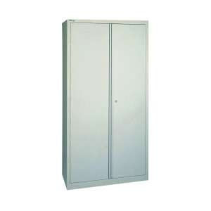 Jemini+2+Door+Storage+Cupboard+Metal+950x420x1960mm+Grey+KF08503