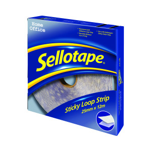 Sellotape+Sticky+Loop+Strip+25mmx12m+1445182