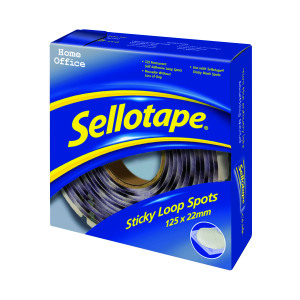 Sellotape+Sticky+Loop+Spots+22m+%28125+Pack%29+1445181