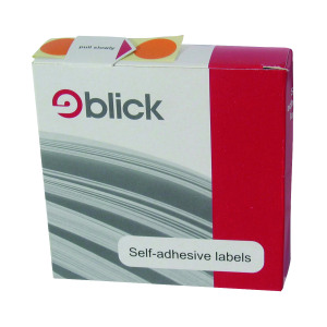 Blick+Labels+in+Dispensers+Round+19mm+White+%28Pack+of+1400%29+RS005551