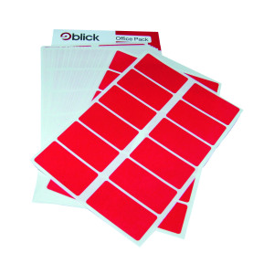 Blick+Labels+in+Office+Packs+25mmx50mm+Red+%28320+Pack%29+RS019954