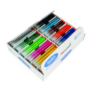 Swash+KOMFIGRIP+Colouring+Pen+Fine+Tip+Assorted+%28Pack+of+300%29+TC300F