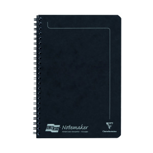 Clairefontaine+Europa+Notemakers+Notebook+A5+Black+%2810+Pack%29+4852