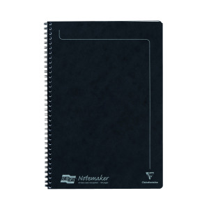 Clairefontaine+Europa+Notemakers+Notebook+A4+Black+%2810+Pack%29+4862