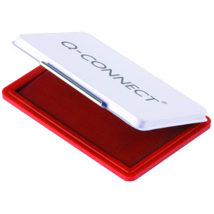 Q-Connect+Stamp+Pad+Metal+Case+Medium+110+x+70mm+Red+KF25212