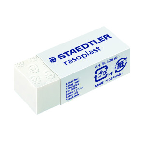 Staedtler+Rasoplast+Plastic+Eraser+%28Pack+of+30%29+526-B30