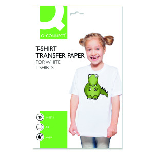 Q-Connect+T-Shirt+Transfer+Paper+%28Pack+of+10%29+KF01430