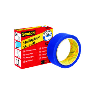 Scotch+Extra+Strong+Secure+Mailing+Tape+35mmx33m+Blue+820