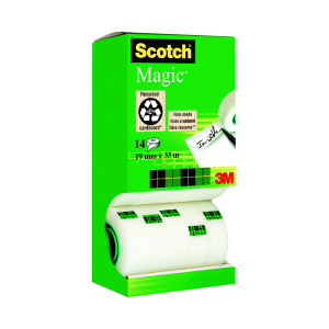 Scotch+Magic+Tape+810+Tower+Pack+19mm+x+33m+%2814+Pack%29+81933R14