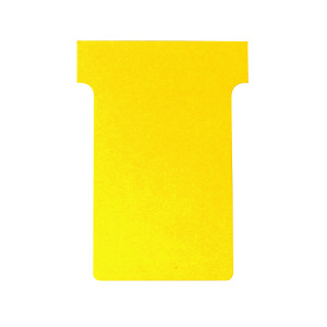 Nobo+T-Card+Size+2+48+x+85mm+Yellow+%28100+Pack%29+2002004