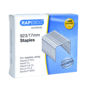 Rapesco+923%2F17mm+Staples+%281000+Pack%29+1240