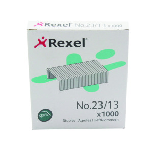 Rexel+No+23+Staples+13mm+%28Pack+of+1000%29+2101053