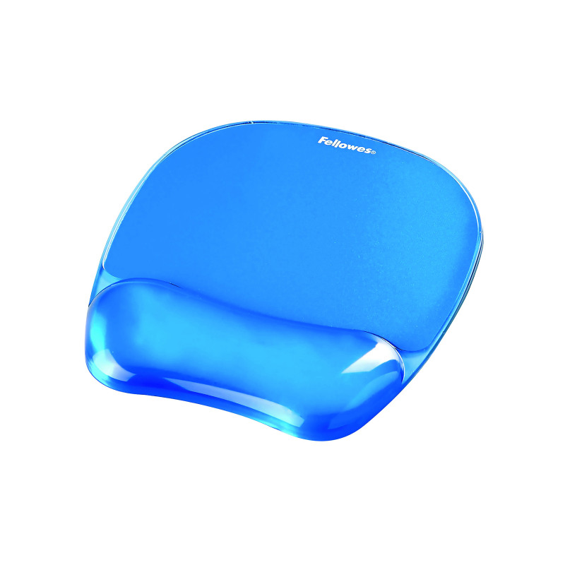Fellowes+Crystals+Gel+Mouse+Pad+Blue+9114106