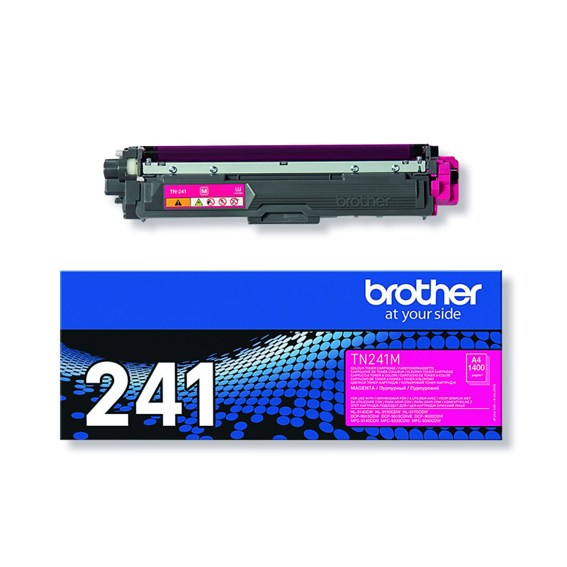 Brother+TN-241M+Toner+Cartridge+Magenta+TN241M