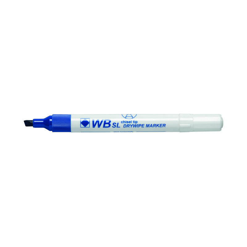 Blue+Whiteboard+Markers+Chisel+Tip+%28Pack+of+10%29+WX26036