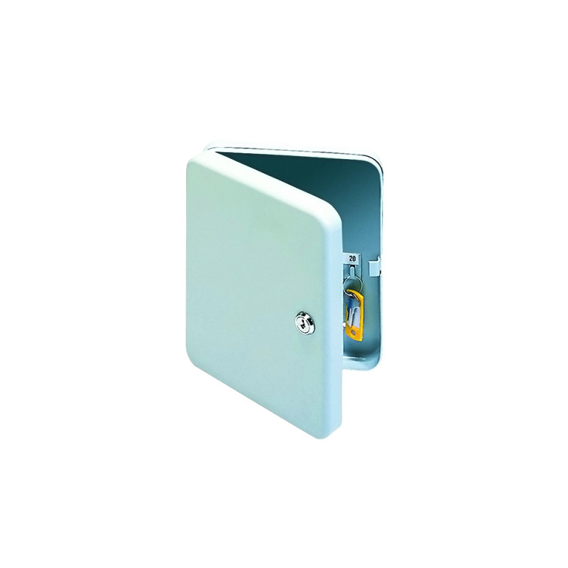 Q-Connect+Pearl+Grey+20-Key+Cabinet+KF02605