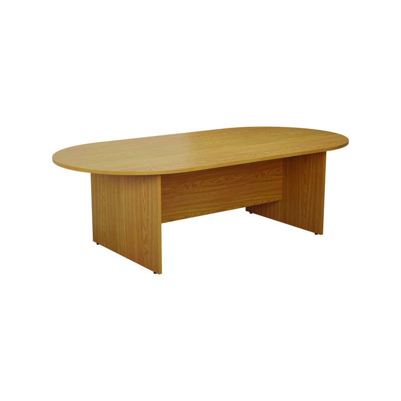 Jemini+D-End+Meeting+Table+1800x1000x730mm+Nova+Oak+KF816691
