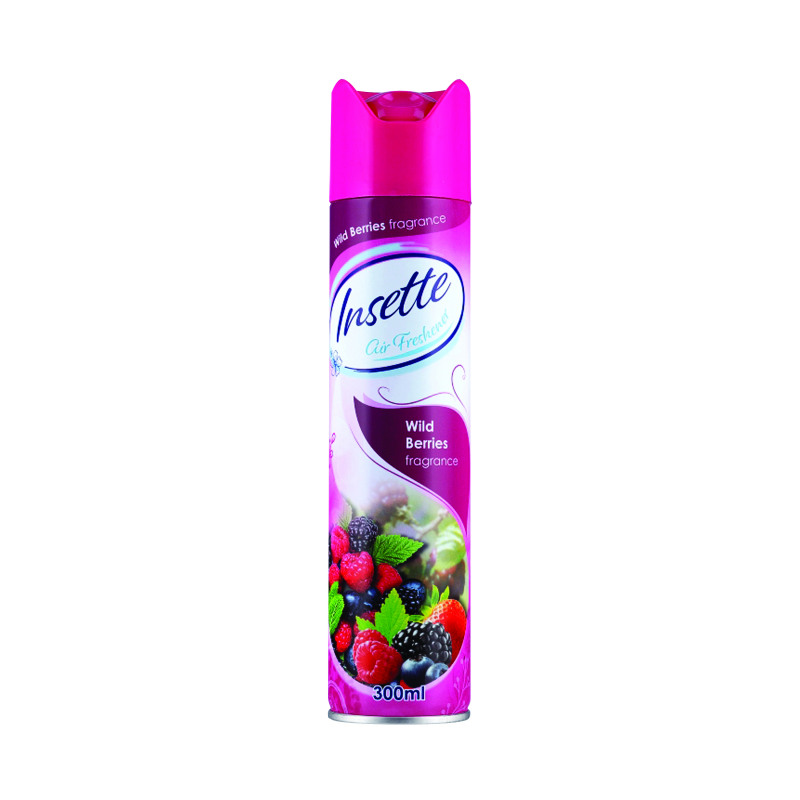 Insette+Air+Freshener+Aerosol+Wild+Berry+330ml+%28Pack+of+2%29+1008233