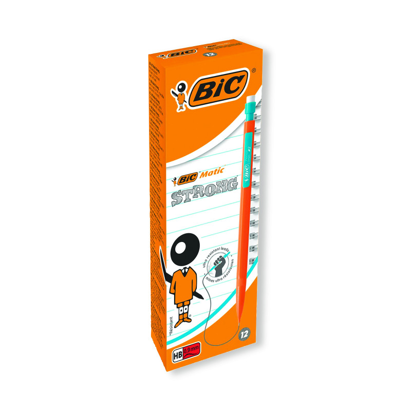 Bic+Matic+Original+Mechanical+Pencil+Broad+0.9mm+%28Pack+of+12%29+892271