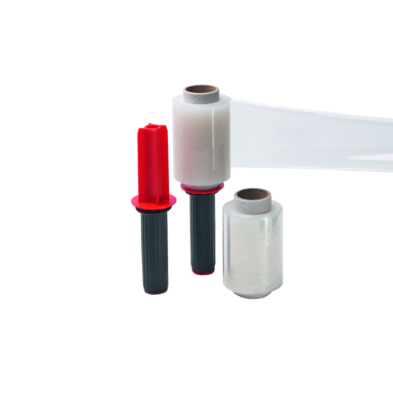 Flexocare+Mini+Stretch+Wrap+Hand+Dispenser+with+6x100mm+Rolls+%28Pack+of+6%29+97154015