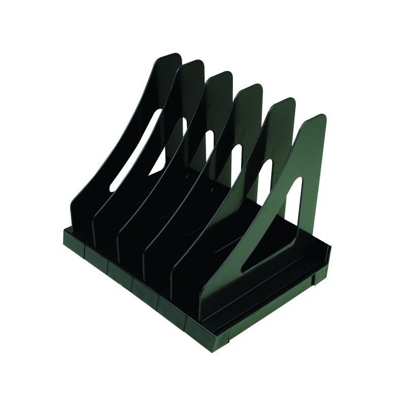 Q-Connect+Executive+Book+Rack+Black+KF21692