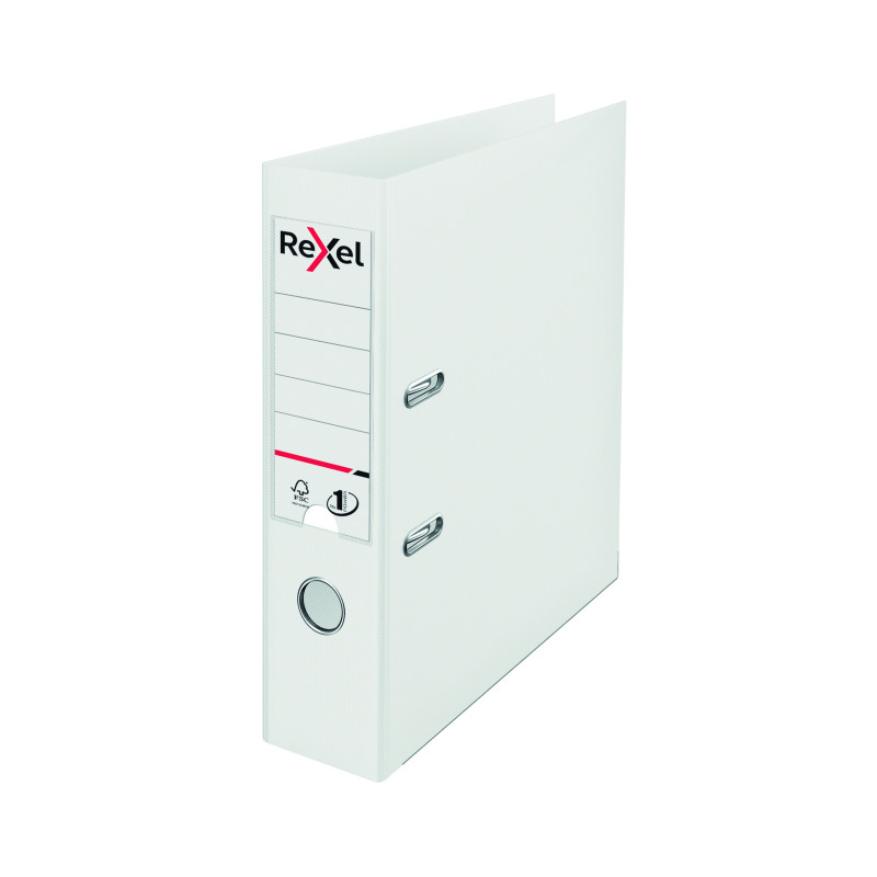 Rexel+Choices+75mm+Lever+Arch+File+Polypropylene+A4+White+2115502
