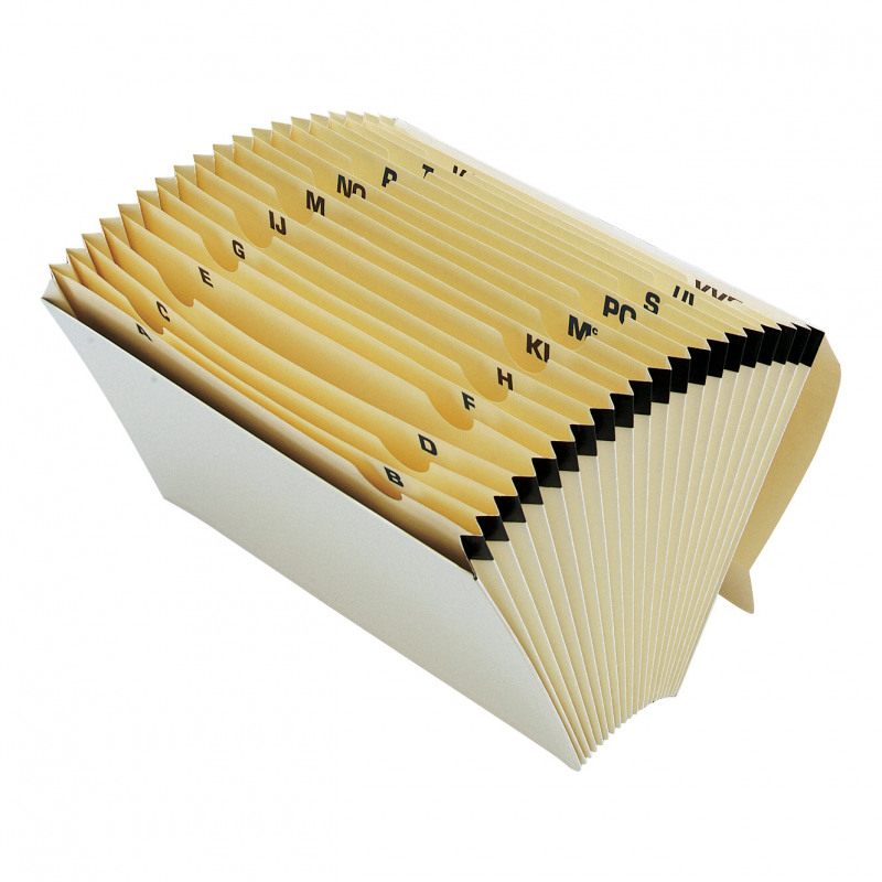 5+Star+Office+Economy+Expanding+File+19+Pockets+A-Z+Foolscap+Cream