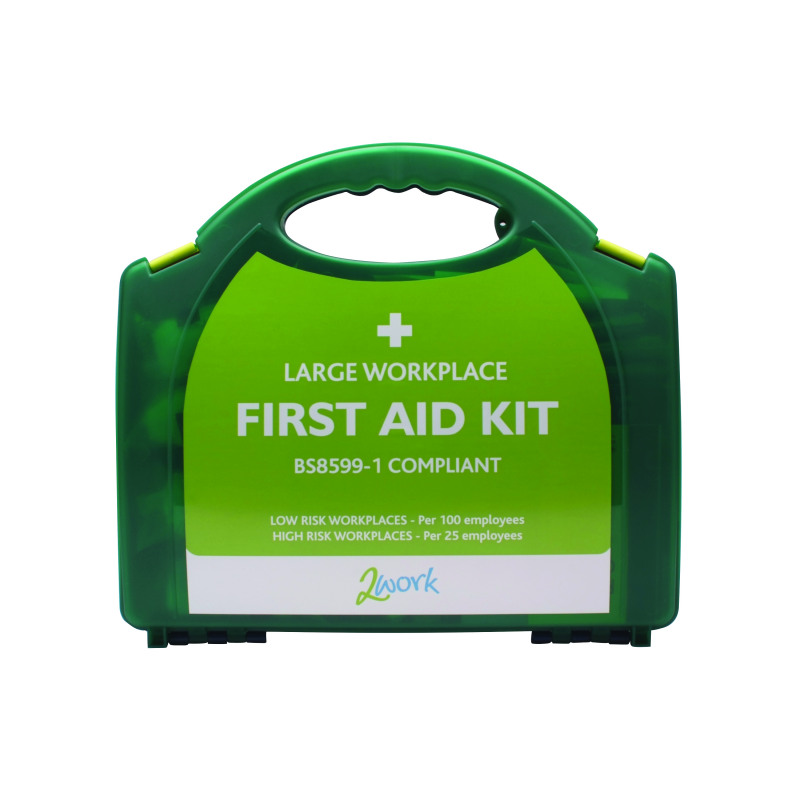 2Work+BSI+Compliant+First+Aid+Kit+Large+2W99439