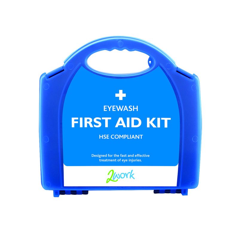 2Work+Eyewash+Station+with+Eye+Wash+Pods+and+Eye+Pad+Dressing+W99440