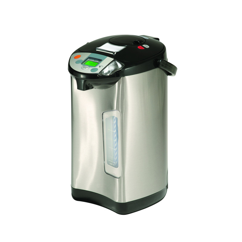 Addis+5L+Thermo+Pot+Stainless+Steel%2FBlack+%283+way+dispensing%3A+manual+cup+and+auto%29+516522