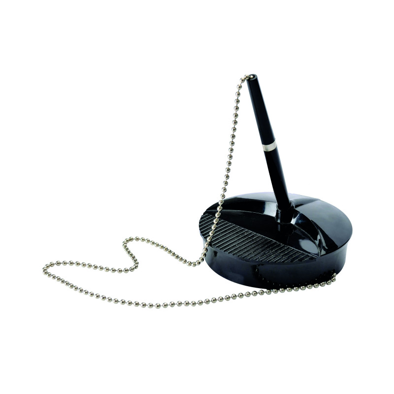 Fellowes+Ballpoint+Pen+and+Chain+Black+98215-99