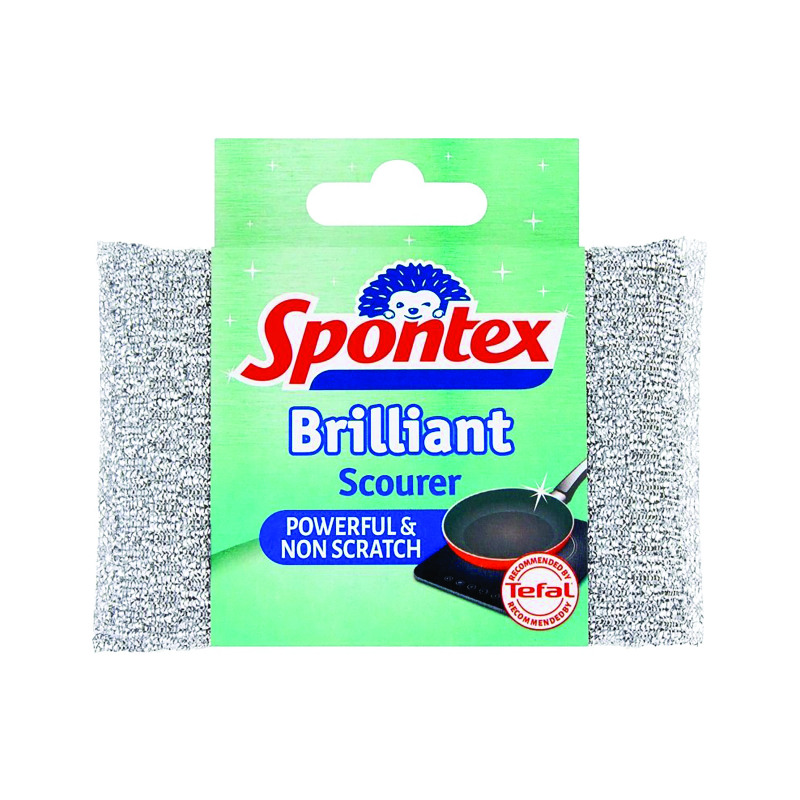 Spontex+Brilliant+Scourer+Pad+Silver+Non-scratch+31600328