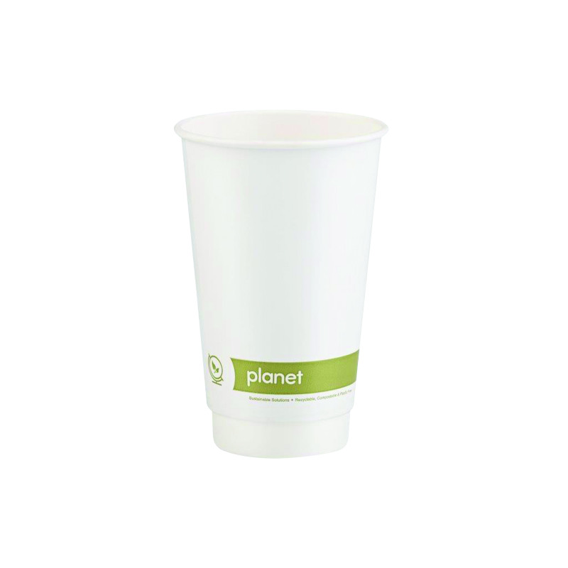 Planet+16oz+Double+Wall+Plastic-Free+Hot+Cup+%28Pack+of+25%29+PFHCDW16