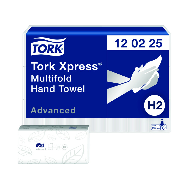 Tork+Xpress+Multifold+Hand+Towel+H2+White+180+Sheets+%28Pack+of+21%29+120225