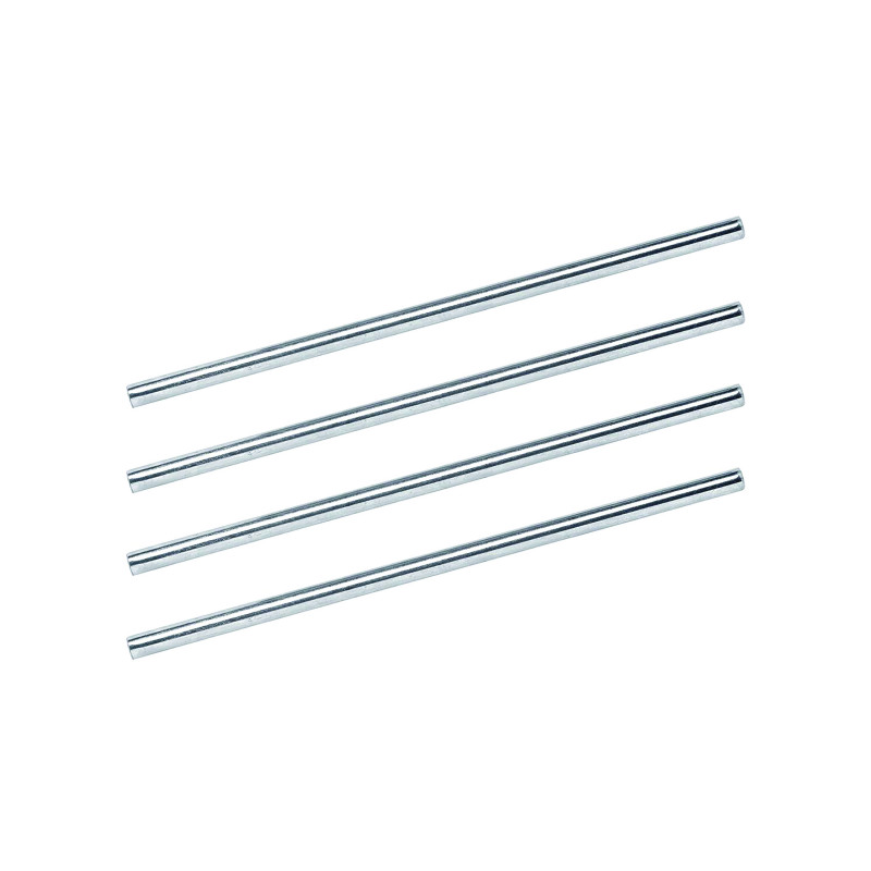 5+Star+Office+Risers+for+Letter+Tray+Chrome+Plated+152mm+%28Pack+of+4%29