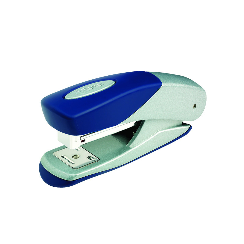 Rexel+Matador+Half+Strip+Stapler+Blue%2FSilver+2100951