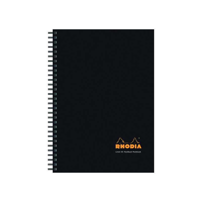 Rhodia+Black+A5+Wirebound+Business+Book+%28Pack+of+3%29+119233C