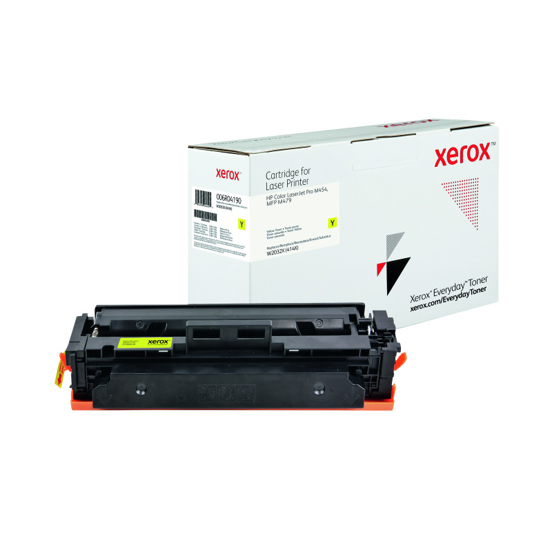Xerox+Everyday+Replacement+Toner+Cartridge+High+Yield+Yellow+For+HP+W2032X+006R04190