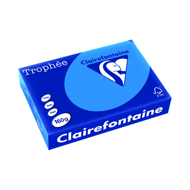 Trophee+Card+A4+160gm+Intensive+Blue+%28Pack+of+250%29+1022C