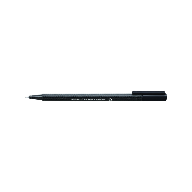Staedtler+Tri%2B+Fineliner+Pen+0.3mm+Black+%28Pack+of+10%29+3349