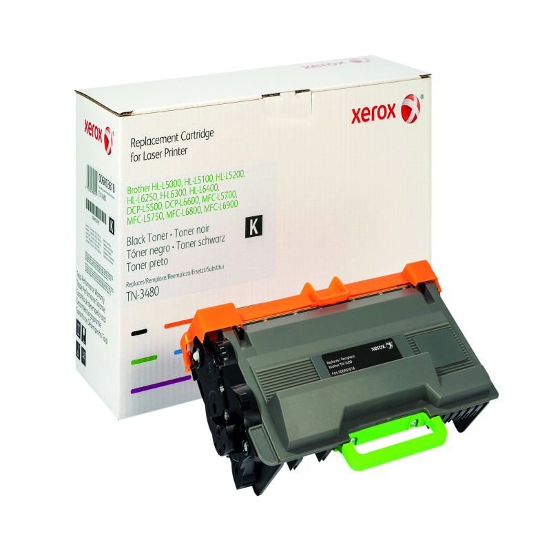 Xerox+Everyday+Remf+Toner+Cartridge+High+Yield+Black+Compatible+With+Brother+TN-3480+006R03618