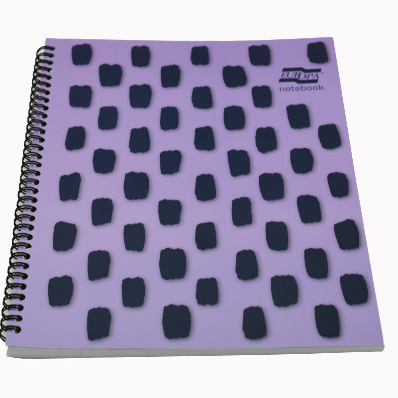 Europa+Splash+Notebooks+160+Lined+Pages+A4%2B+Purple+Cover+%28Pack+of+3%29+EU1502Z