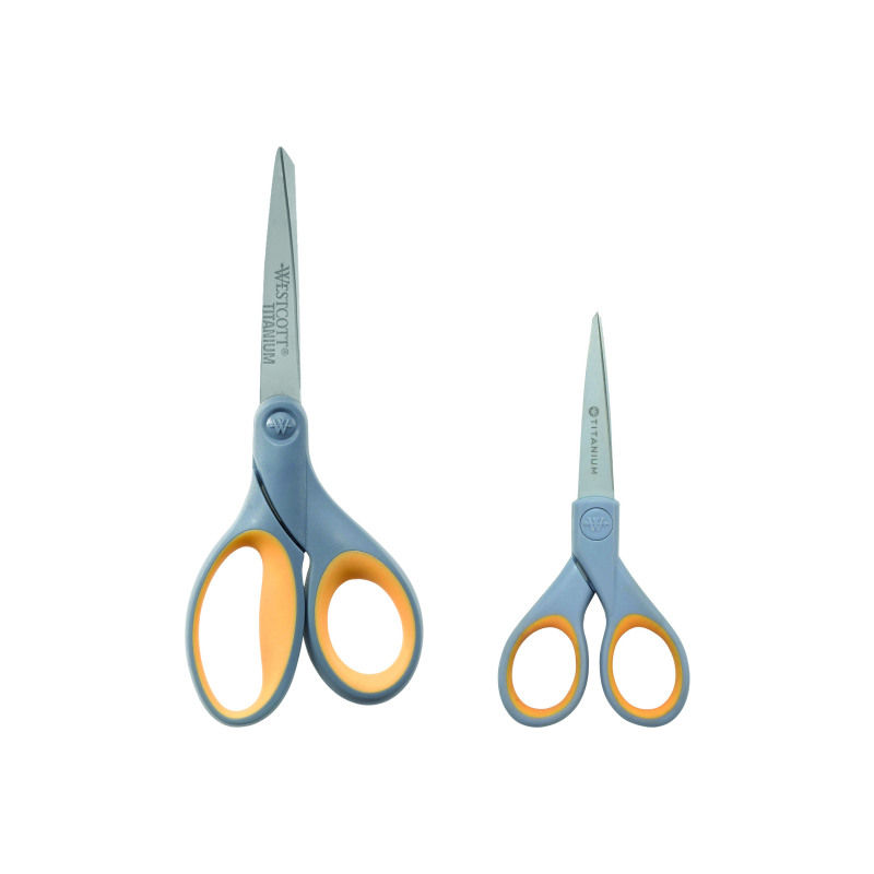 Westcott+Titanium+Twin+Pack+Scissors+130%2F180mm+E-13824+00