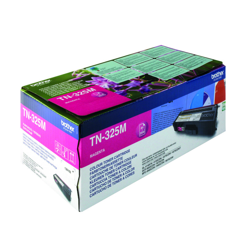 Brother+TN-325M+Toner+Cartridge+High+Yield+Magenta+TN325M