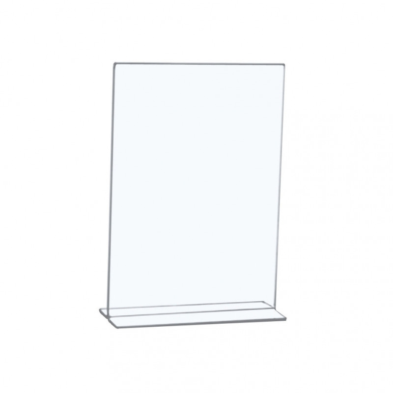 5+Star+Office+Sign+Holder+Portrait+Stand+Up+A4+Clear