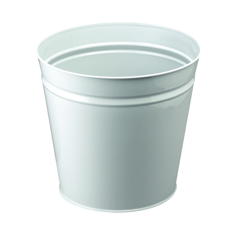 Q-Connect+Metal+Waste+Bin+15+Litre+Grey+KF12011
