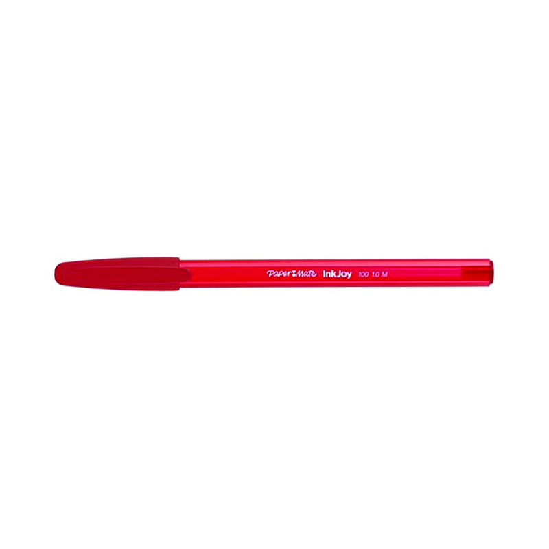 PaperMate+InkJoy+100+Ballpoint+Pen+Medium+Red+%28Pack+of+50%29+S0957140