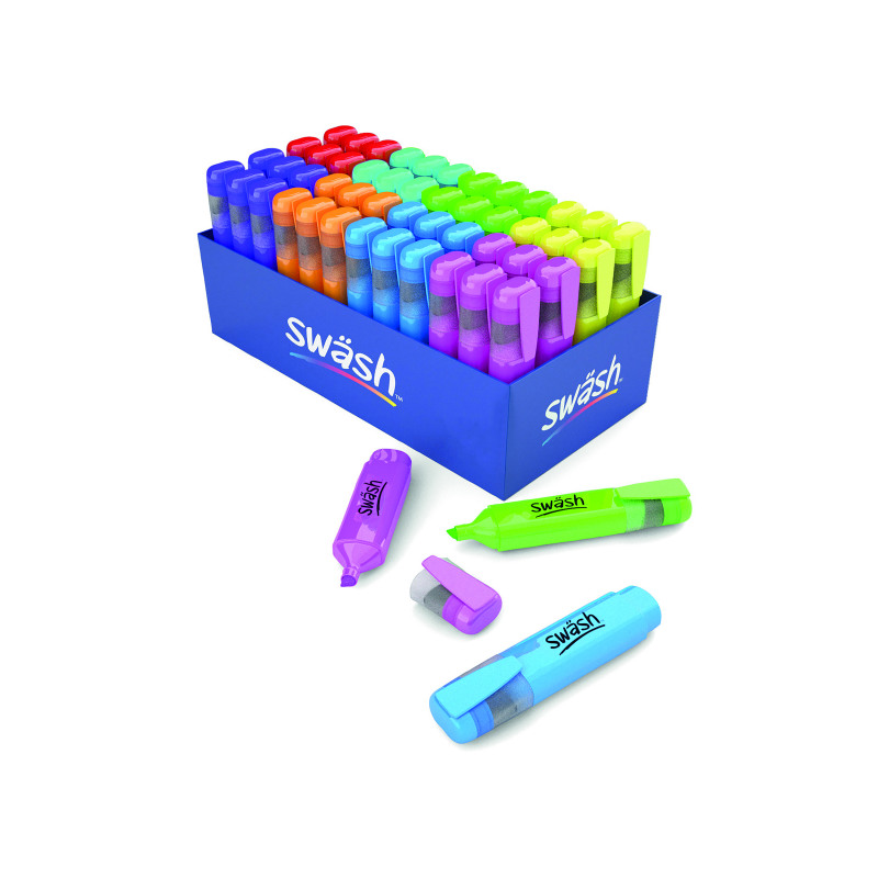 Swash+Premium+Highlighters+Assorted+%28Pack+of+48%29+HLP48A